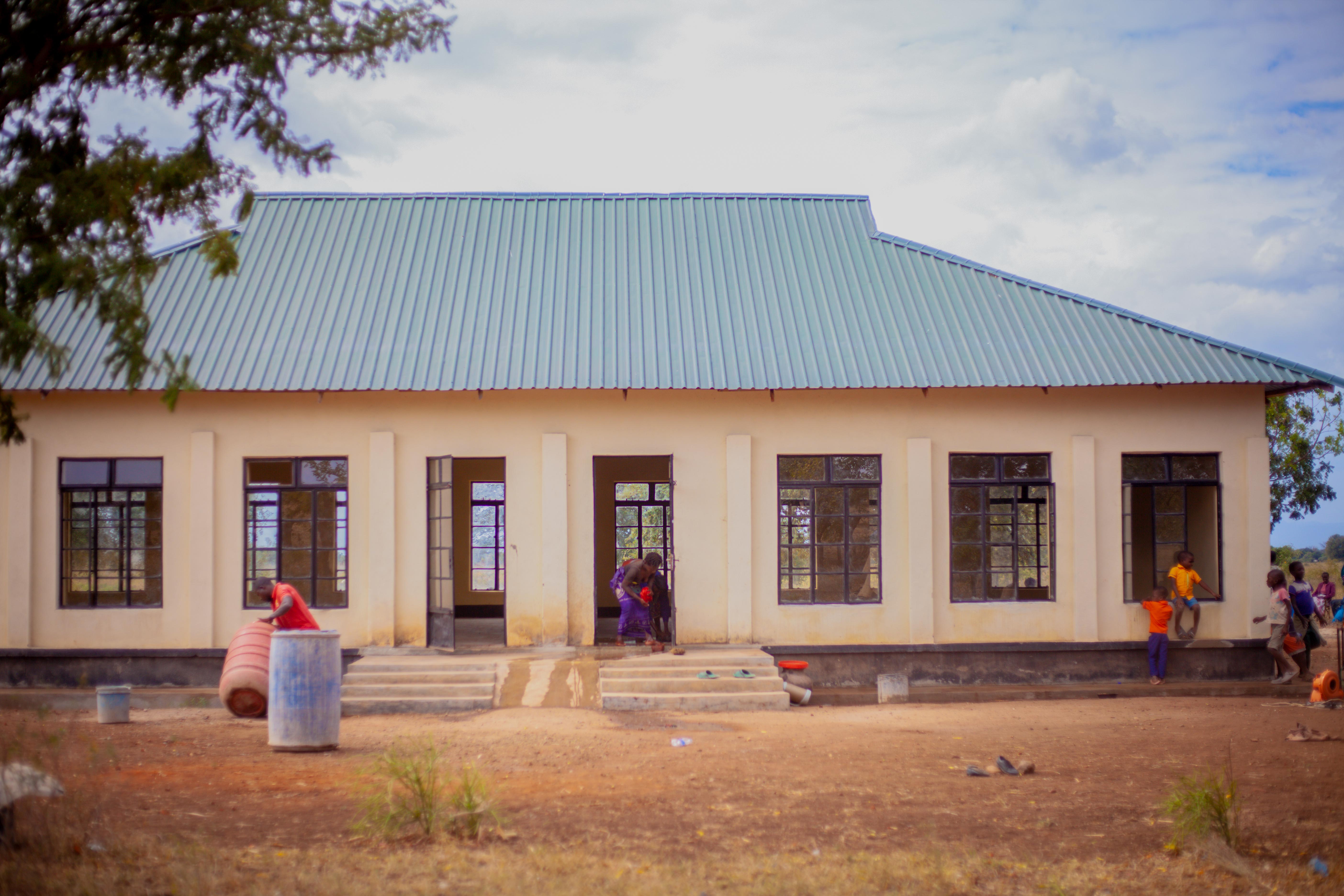 Construction work progressing at a Pashello community site